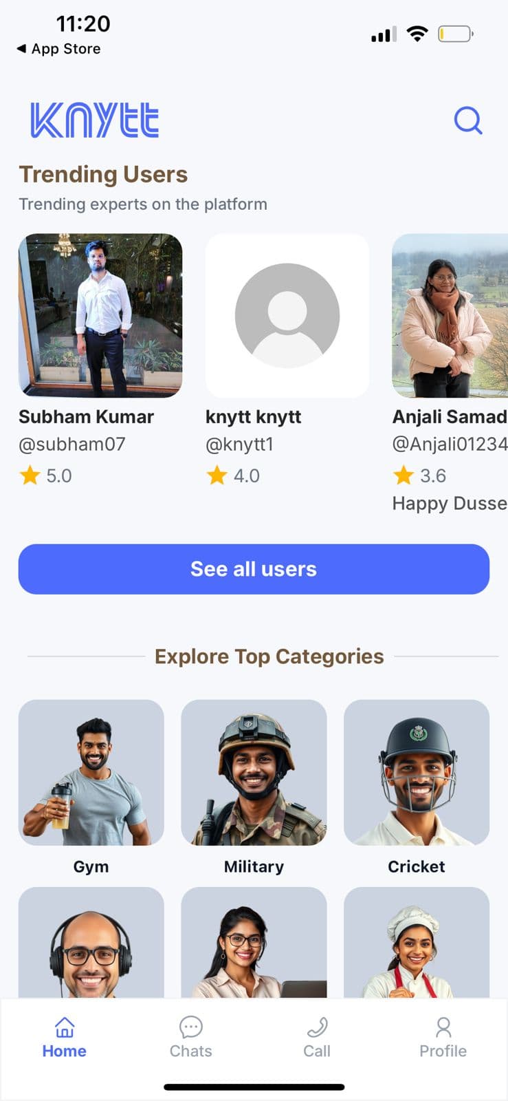 Knytt App Preview